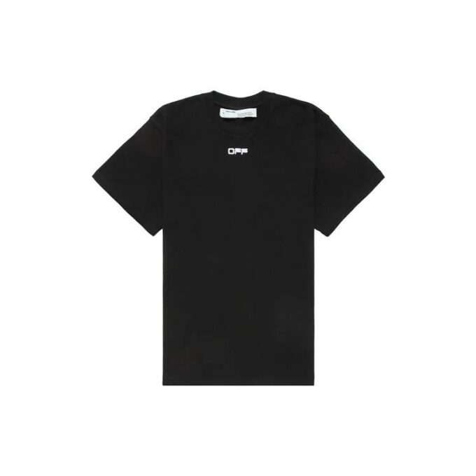 C/O Virgil Abloh Men’ s Black Airport Tape Over Tee