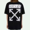 C/O Virgil Abloh Men’ s Black Airport Tape Over Tee