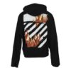 Diag Fire Back Zip Hoodie