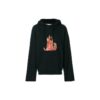 Diag Fire Back Zip Hoodie