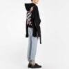 Diag Fire Back Zip Hoodie