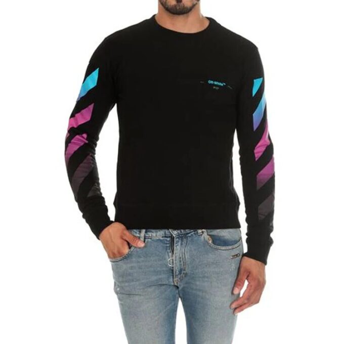 Diag Gradient Crewneck