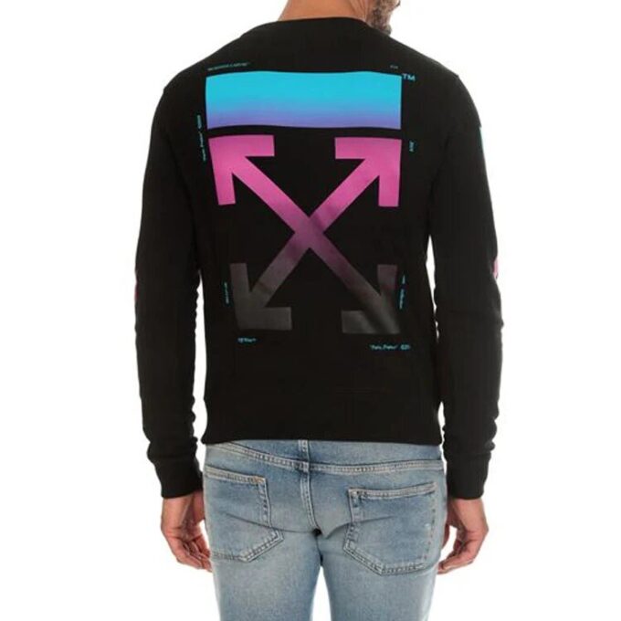 Diag Gradient Crewneck