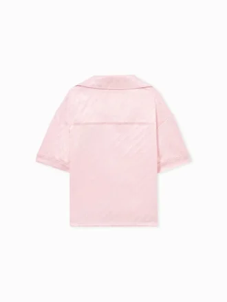 Jacquard Off Satin Shirt Jacquard Off Satin Shirt