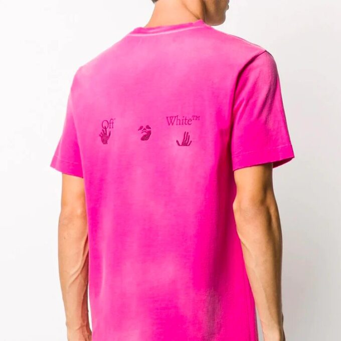 Logo Applique Fade Tee Men’ s Pink