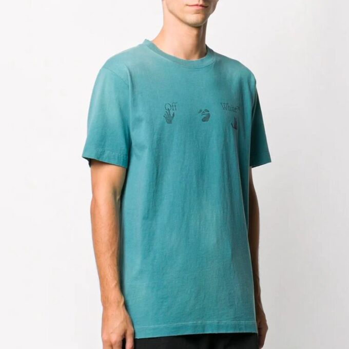 logo Applique Short-sleeve Tee Men’ s Green
