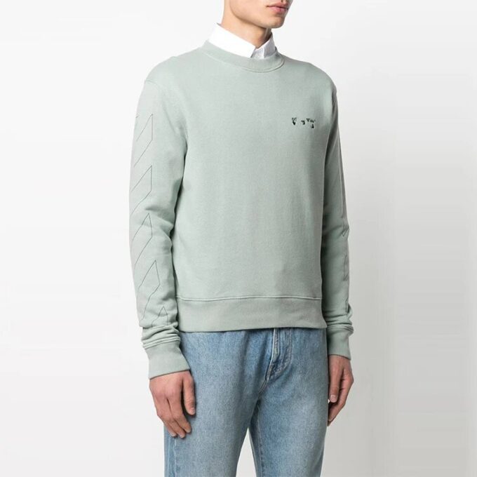 Logo Crewneck Sweatshirt “Jadeite/Black”