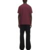 Logo-Embroidered Cotton T-shirt “Burgundy”