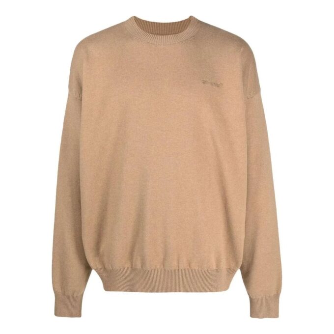 Logo-Embroidered Knitted Jumper