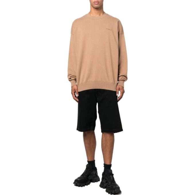 Logo-Embroidered Knitted Jumper