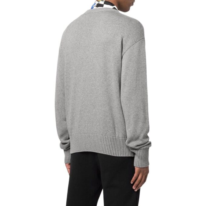 Logo Embroidered Knitted Jumper