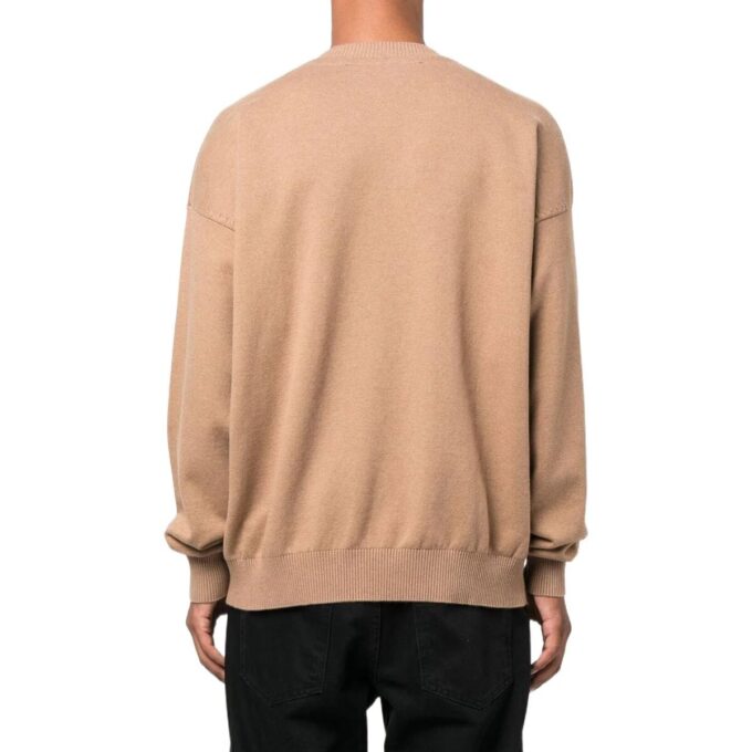 Logo-Embroidered Knitted Jumper