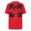 Logo Embroidered Short Sleeve Red