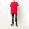 Logo Embroidered Short Sleeve Red