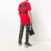 Logo Embroidered Short Sleeve Red
