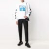 Logo Pattern Printing Drawstring Version White