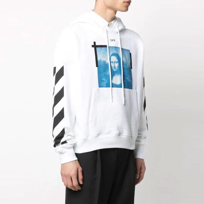 Logo Pattern Printing Drawstring Version White