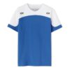 logo-print Colour Block T-shirt “Blue White”