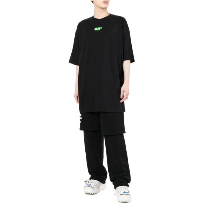Logo Print Short Sleeve Tee “Black”