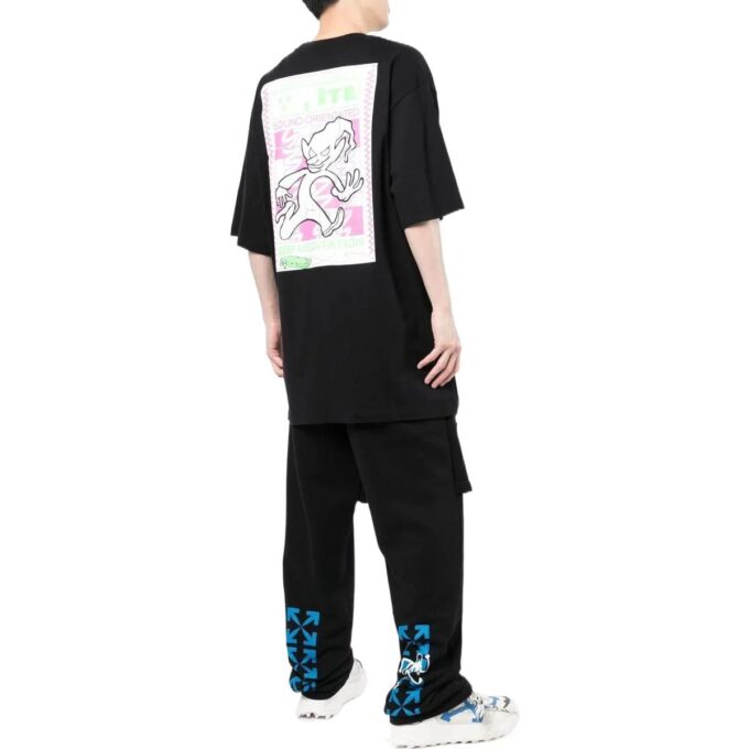 Logo Print Short Sleeve Tee “Black”