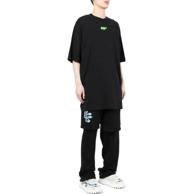 Logo Print Short Sleeve Tee “Black”