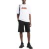 Logo Print Short Sleeve Tee “White”