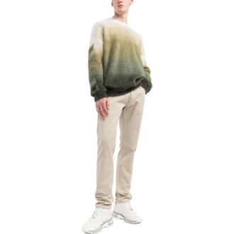 Logo-Print Straight-Leg Jeans