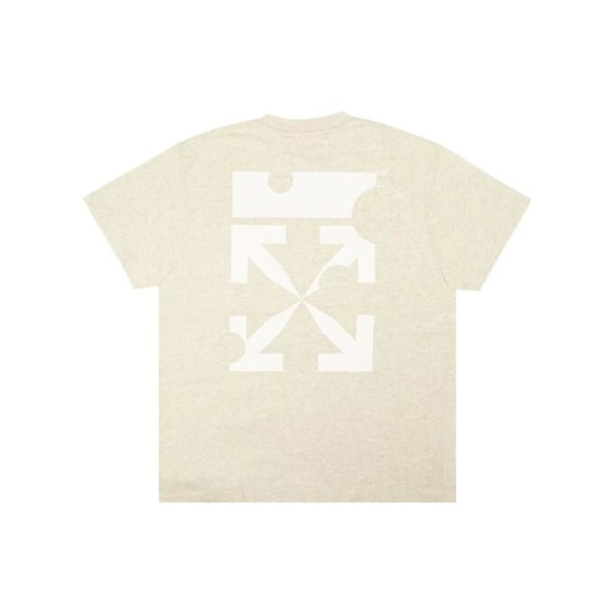 Logo Print Tee In Melanage “Grey”