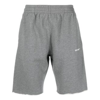 logo-print Track Shorts “Grey”