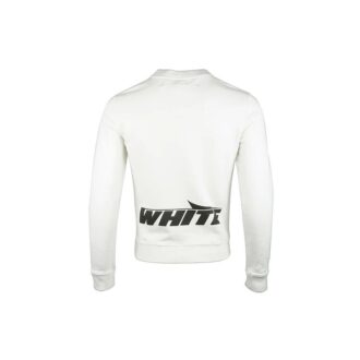 logo Printing Pullover Round Neck Version White