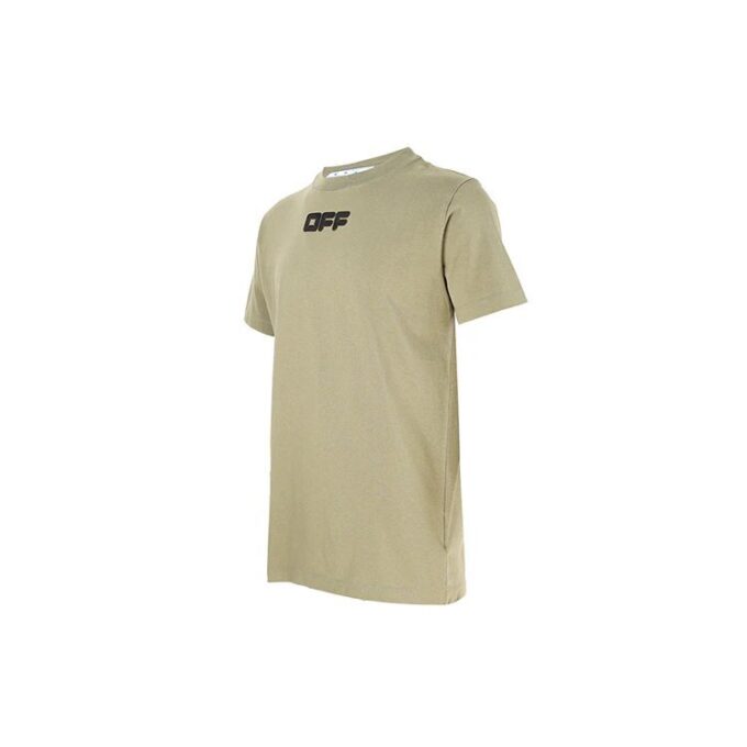 Logo Printing Round Neck Short Sleeve Ordinary Version Green