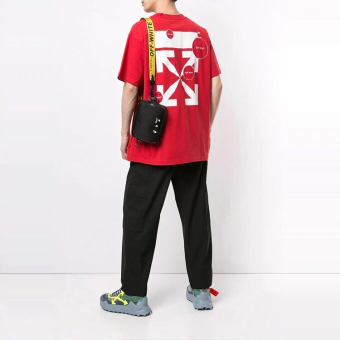 Logo Printing Round Neck Short Sleeve Red