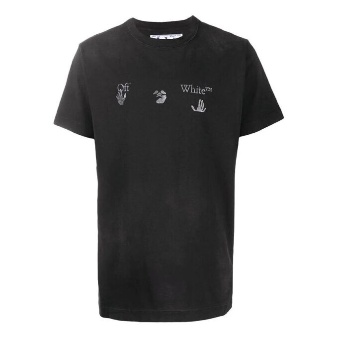 Logo Printing Short Sleeve Black