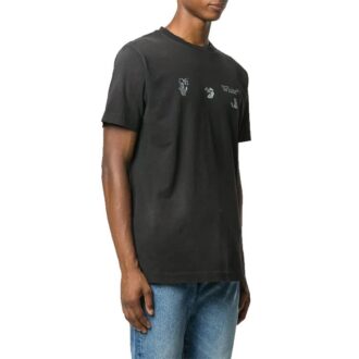 Logo Printing Short Sleeve Black