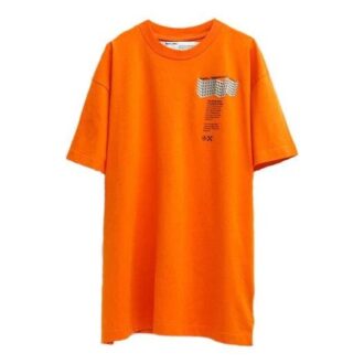 Logo Printing Short Sleeve Orange