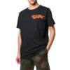 Logo Printing Short Sleeve Ordinary Version Black