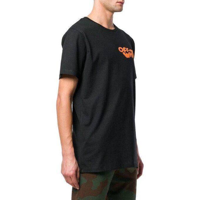Logo Printing Short Sleeve Ordinary Version Black