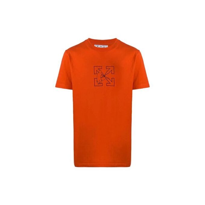 logo Printing Short Sleeve Red