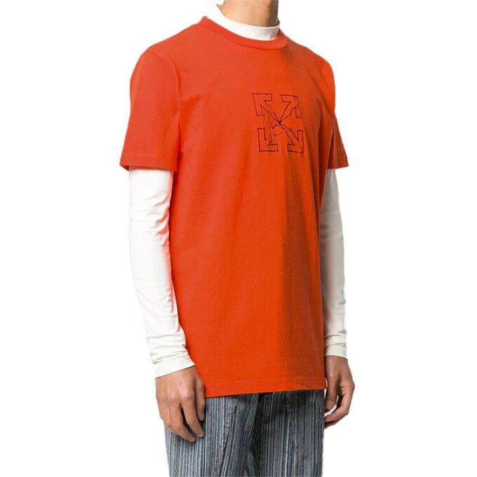 logo Printing Short Sleeve Red