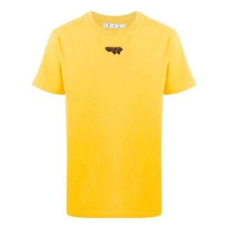 logo Printing Short Sleeve Yellow
