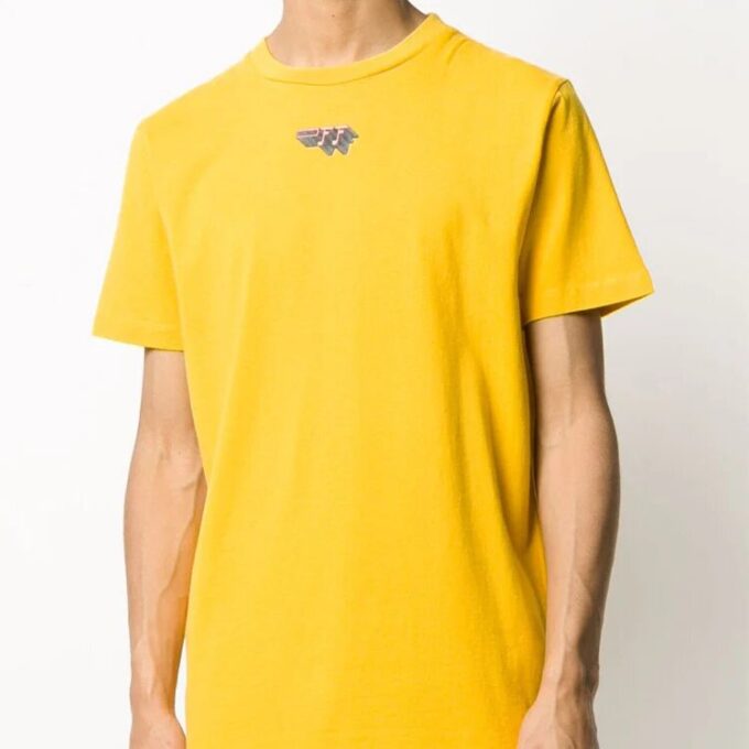 logo Printing Short Sleeve Yellow
