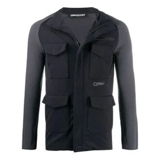Logo Printing Thin and light Sports Jacket Slim Fit Version Black