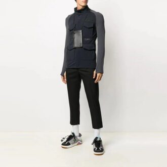 Logo Printing Thin and light Sports Jacket Slim Fit Version Black