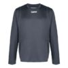 Logo Round Neck Pullover Long Sleeves Version Gray