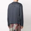 Logo Round Neck Pullover Long Sleeves Version Gray