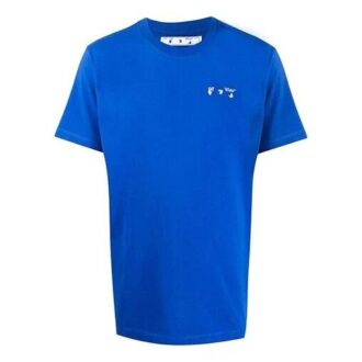 Logo Round-neck Sweat Shirt Men’ s Blue