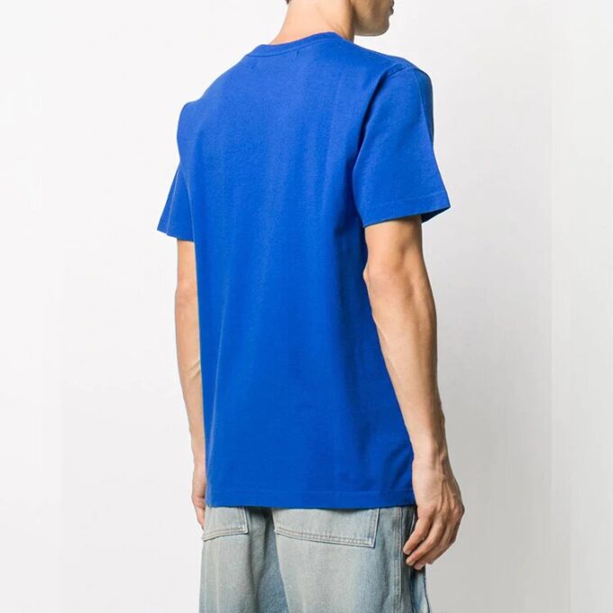 Logo Round-neck Sweat Shirt Men’ s Blue