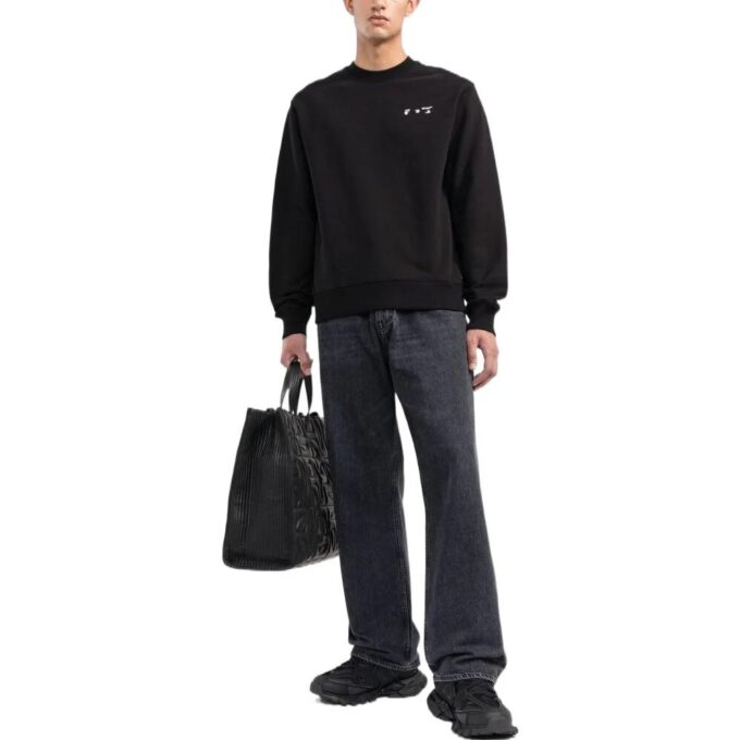 Logo Slim Sweatshirt “Black”