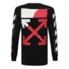 Loose Arrow Long Sleeves Pullover Red/Black