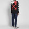 Loose Arrow Long Sleeves Pullover Red/Black